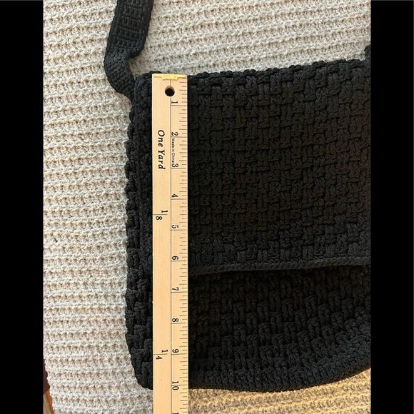 Y2K Vintage-The Sak Crossbody Crochet Bag- black - Picture 2 of 4